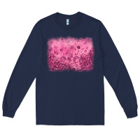Navy pink glitter background Long Sleeve Tee - JahusDesignShop