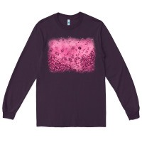 Plum pink glitter background Long Sleeve Tee - JahusDesignShop