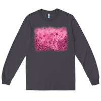 Smoke pink glitter background Long Sleeve Tee - JahusDesignShop
