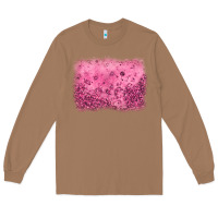 Toasted Coconut pink glitter background Long Sleeve Tee - JahusDesignShop