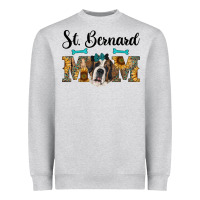 Heather Grey western st. bernard mom Heavyweight Sweatshirt - RanaPortraitStore