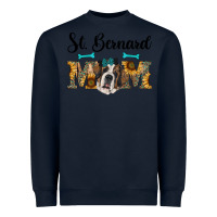 Navy western st. bernard mom Heavyweight Sweatshirt - RanaPortraitStore