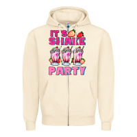 Sandshell its shake party with milkshake Zipper Hoodie - AdoDesignShop