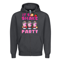 Smoke its shake party with milkshake Zipper Hoodie - AdoDesignShop