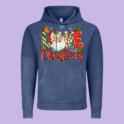 Vintage Hoodie love christmas