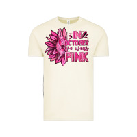 Vintage Arctic In October We Wear Pink Sunflower Vintage Tee - texasbilliewilder