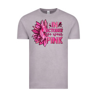 Vintage Zinc In October We Wear Pink Sunflower Vintage Tee - texasbilliewilder