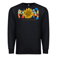 Black autism mom life sunflower Premium Sweatshirt - MaliasSmallBusiness