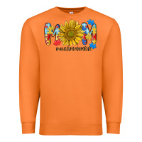 Carrot autism mom life sunflower Premium Sweatshirt - MaliasSmallBusiness
