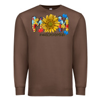 Chestnut autism mom life sunflower Premium Sweatshirt - MaliasSmallBusiness