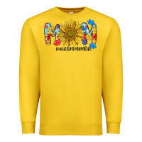 Lemon autism mom life sunflower Premium Sweatshirt - MaliasSmallBusiness