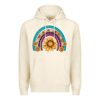 Tofu rainbow sunflower Premium Hoodie - AdoDesignShop