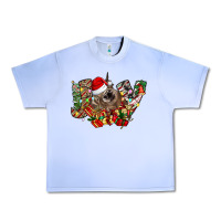 Grape Ice christmas joy highland cow Urban Heavy Tee - CowhideDigitalArt
