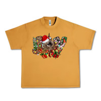 Peanut Butter christmas joy highland cow Urban Heavy Tee - CowhideDigitalArt