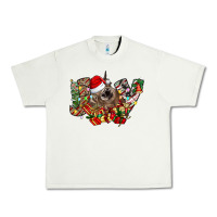 Pistachio christmas joy highland cow Urban Heavy Tee - CowhideDigitalArt