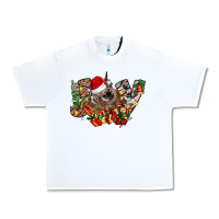 White christmas joy highland cow Urban Heavy Tee - CowhideDigitalArt