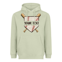 Matcha preview custom baseball Heavyweight Hoodie - MaliasSmallBusiness