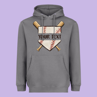 Preview Custom Baseball Heavyweight Hoodie Designed By Maliassmallbusiness