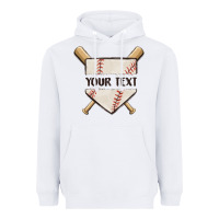 White preview custom baseball Heavyweight Hoodie - MaliasSmallBusiness