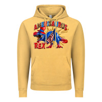 Vintage Mustard Amerisaurus rex Vintage Hoodie - texasbilliewilder