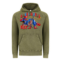 Vintage Olive Amerisaurus rex Vintage Hoodie - texasbilliewilder