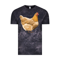 Cloud Black chicken Vintage Tee - RanaPortraitStore