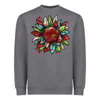 Storm Cherry sunflower Heavyweight Sweatshirt - texasbilliewilder