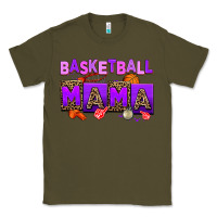 Army Green basketball mama Classic Tee - AdoDesignShop