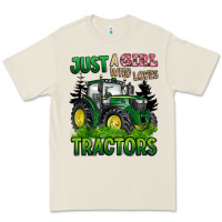 Bone just a girl who loves tractors Premium Tee - BarkalooDesign