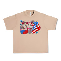 Burro Flip flops fireworks & freedom 4th of july Urban Heavy Tee - CowGirlArtShop