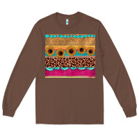 Chestnut leopard sunflower gemstone Long Sleeve Tee - JahusDesignShop