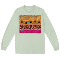 Matcha leopard sunflower gemstone Long Sleeve Tee - JahusDesignShop
