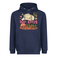Navy 100 days y'all malia Heavyweight Hoodie - MaliasSmallBusiness