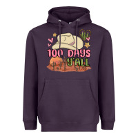 Plum 100 days y'all malia Heavyweight Hoodie - MaliasSmallBusiness