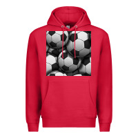 Cardinal soccer seamless pattern Premium Hoodie - BundleAndBundleShop