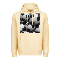 Pina Colada soccer seamless pattern Premium Hoodie - BundleAndBundleShop