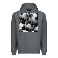 Rock soccer seamless pattern Premium Hoodie - BundleAndBundleShop
