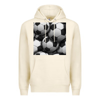 Tofu soccer seamless pattern Premium Hoodie - BundleAndBundleShop