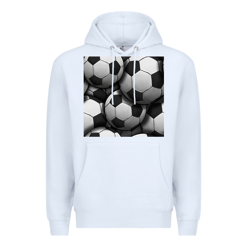 Soccer Seamless Pattern Premium Hoodie by BundleAndBundleShop | Teevron