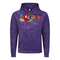 Cloud Purple American teacher Vintage Hoodie - texasbilliewilder