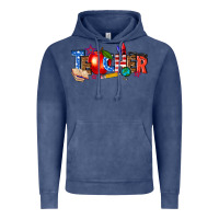 Vintage Denim American teacher Vintage Hoodie - texasbilliewilder