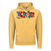 Vintage Mustard American teacher Vintage Hoodie - texasbilliewilder