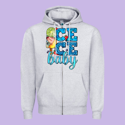 Ice Ice Baby With Popsicle Zipper Hoodie Designed By Adodesignshop