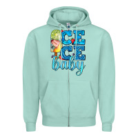 Seafoam ice ice baby with popsicle Zipper Hoodie - AdoDesignShop