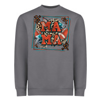 Storm American football mama with leopard Heavyweight Sweatshirt - Zillion Design Studio