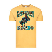 Vintage Mustard western rodeo bullfighter Vintage Tee - BarkalooDesign