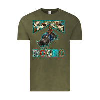 Vintage Olive western rodeo bullfighter Vintage Tee - BarkalooDesign
