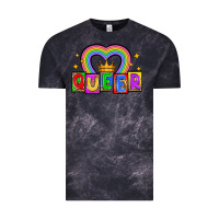 Cloud Black queer Vintage Tee - Zillion Design Studio