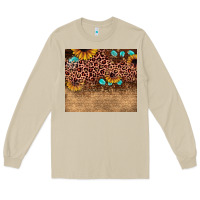 Mushroom leopard glitter sunflower gemstone Long Sleeve Tee - JahusDesignShop