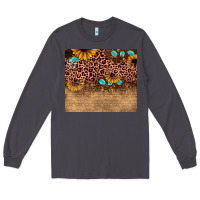 Smoke leopard glitter sunflower gemstone Long Sleeve Tee - JahusDesignShop